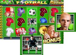 Animated player, supporter and referee images help make FOOTBALL RULES a stand out slot!