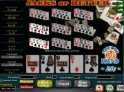 High quality video poker at Bodog Casino - with lots of gamble options