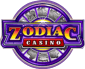 Zodiac Casino has a stylish purple and black astrological theme -  click to visit